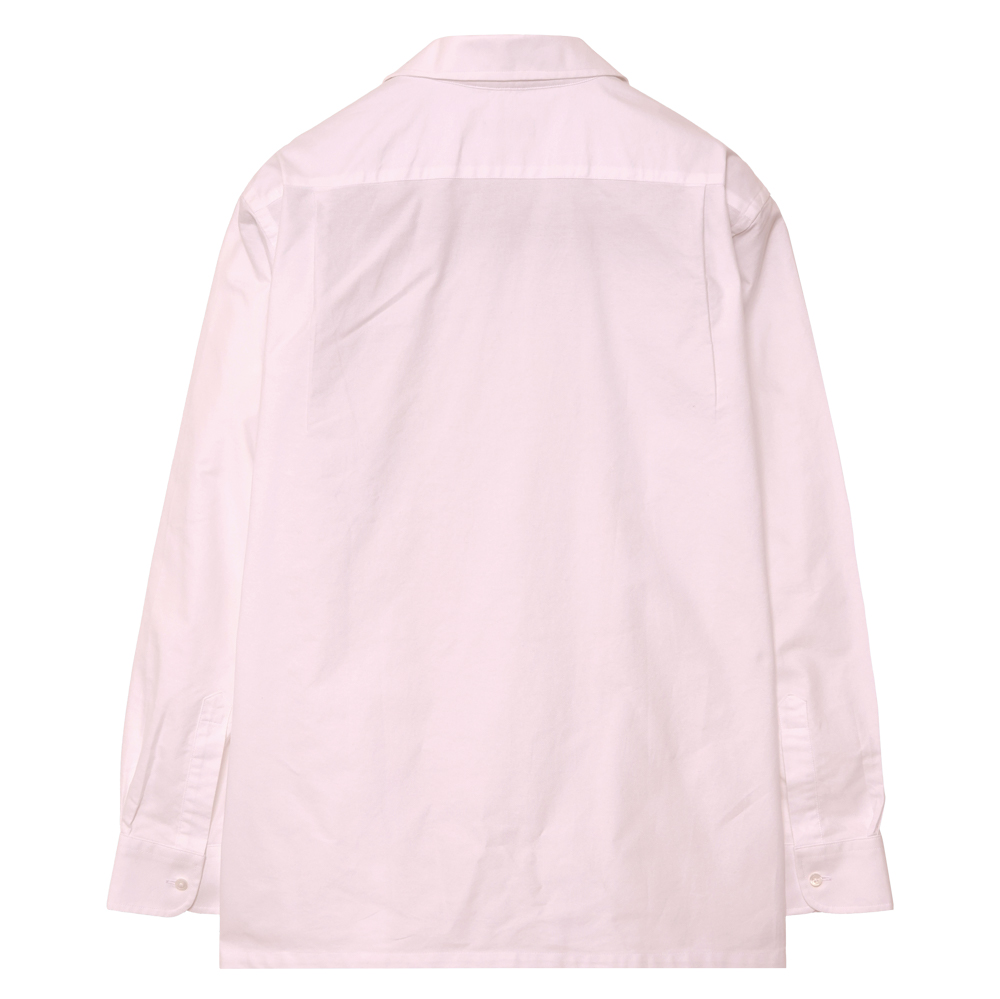 オープンカラーシャツ ヘビーオックス ピンク 長袖 XS