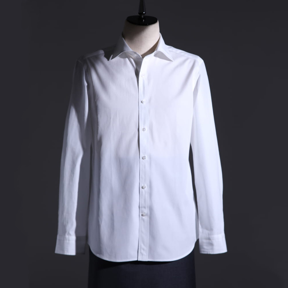 匠のシャツ　サイズ：43-88　ホワイトブロード