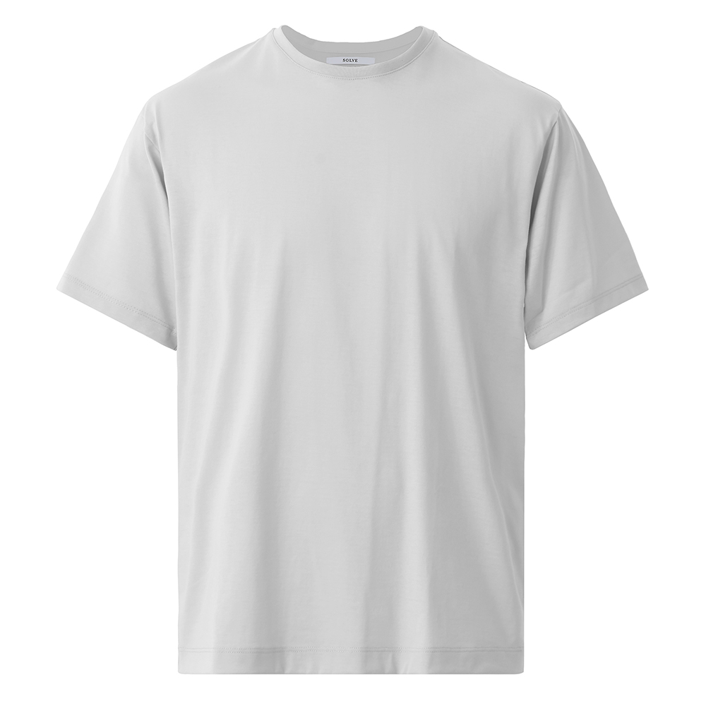 仕事Tシャツ クルーネック（Palo Alto）ライトグレー XL