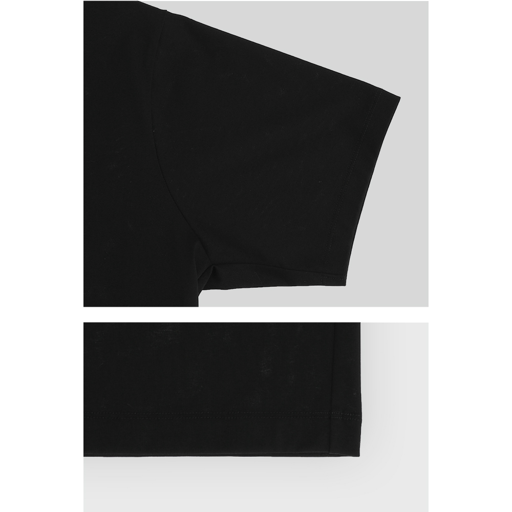 【本店】仕事Tシャツ クルーネック（Palo Alto）ブラック XL