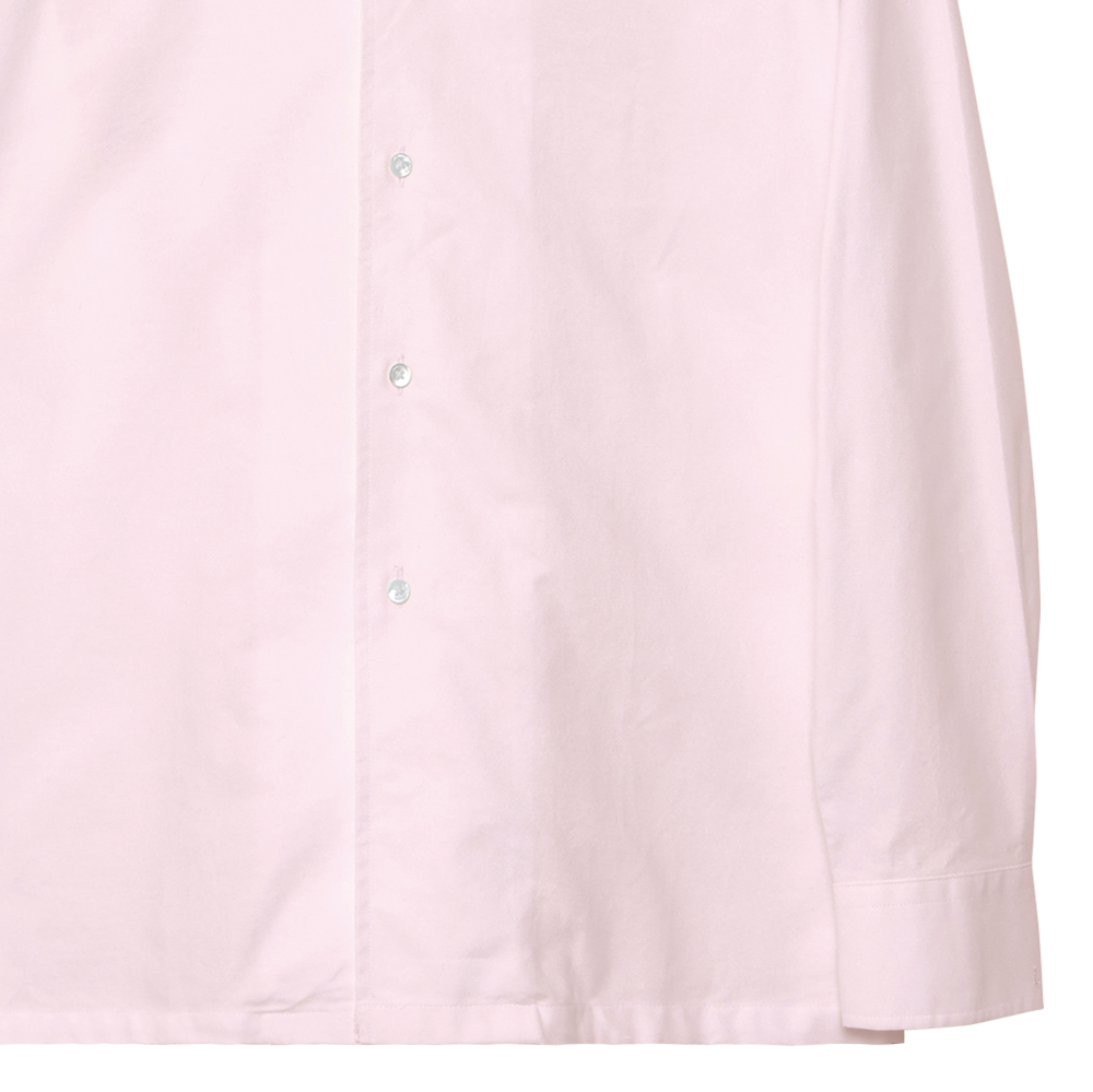 オープンカラーシャツ ヘビーオックス ピンク 長袖 XL