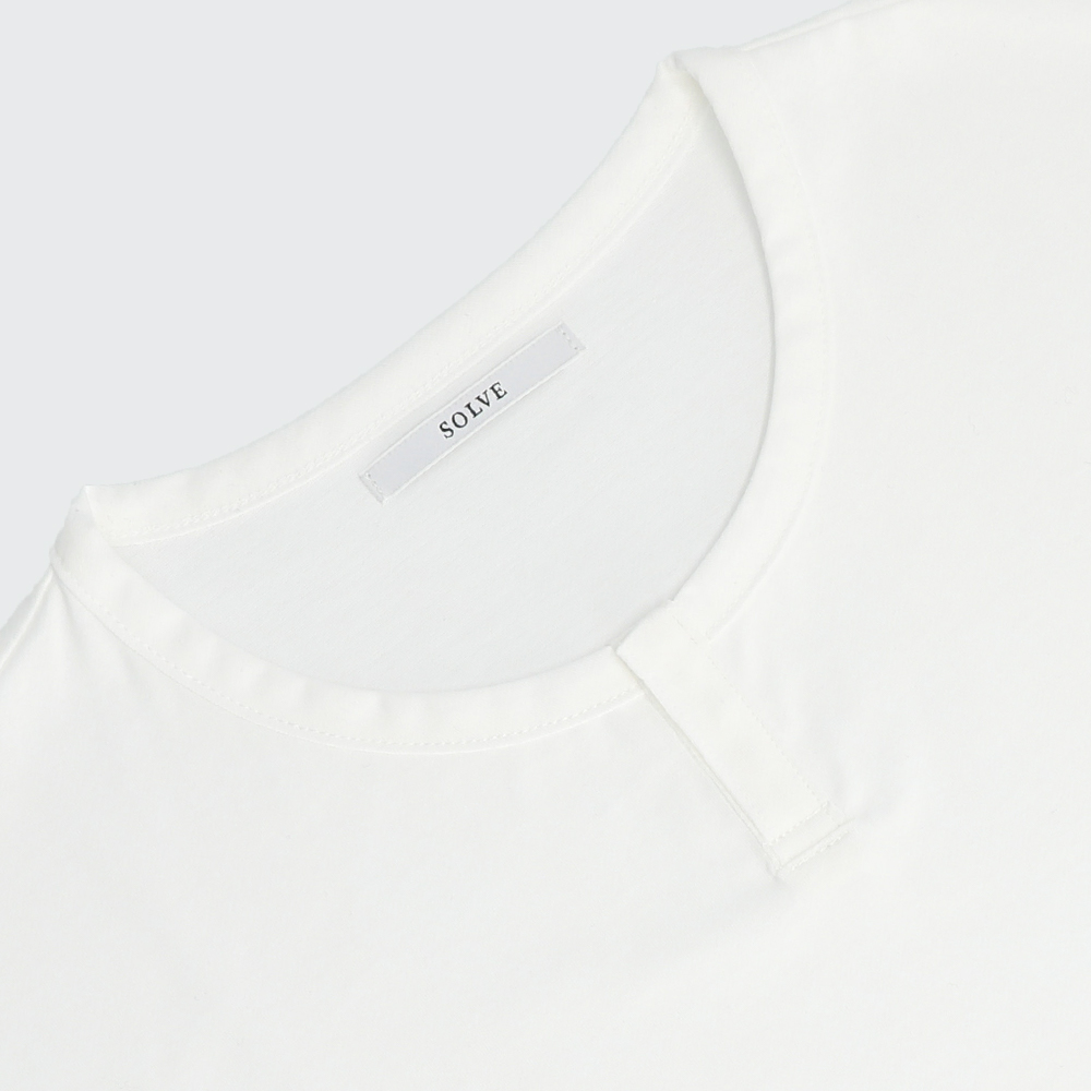 仕事Tシャツ ヘンリーネック（Palo Alto）ホワイト XL