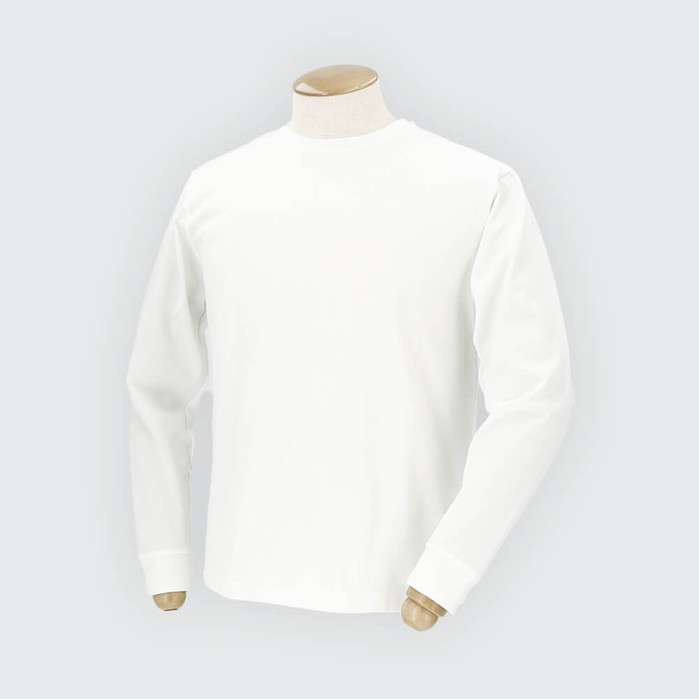 仕事Tシャツ（長袖） ホワイト L