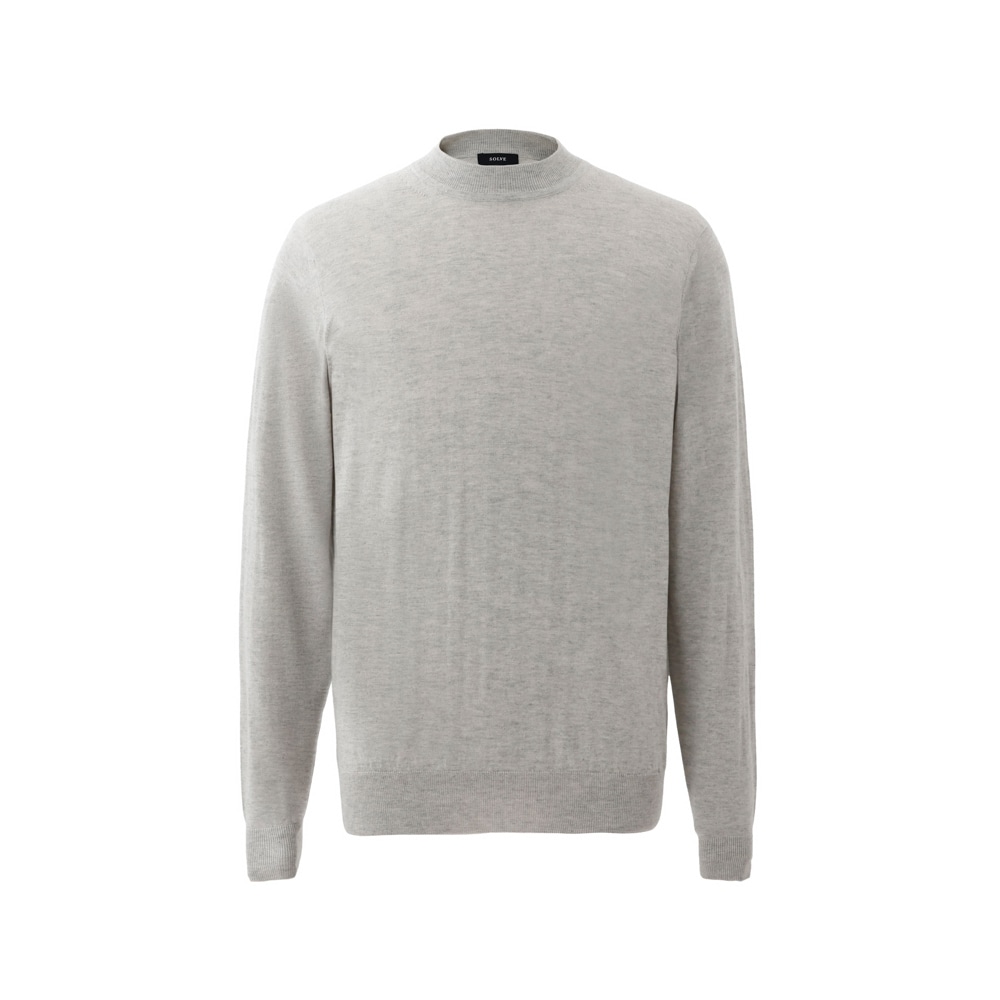 Mellow Knit セミモックネック シルクカシミヤ