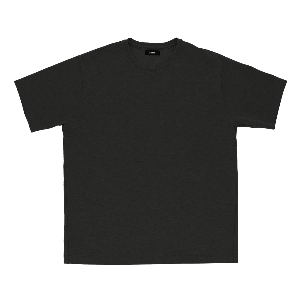 オーダーTシャツ 半袖 クルーネック ブラック XL