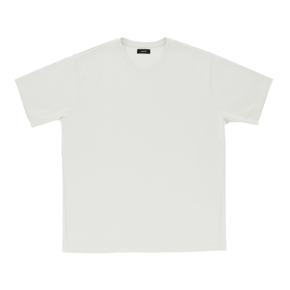 【販売終了】オーダーTシャツ(San Jose) 半袖 Vネック ホワイト XS