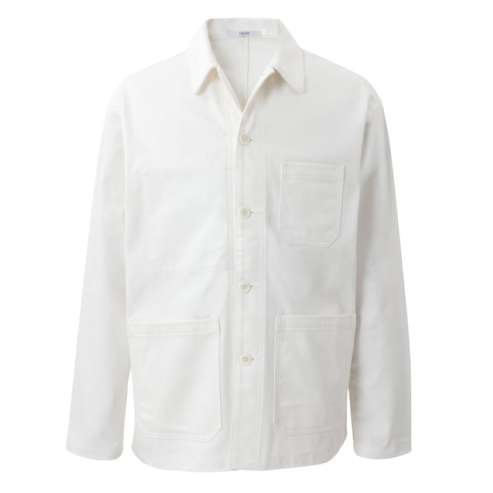 【NEW】Journey Coverall Jacket スーピマコットン デニム ホワイト L
