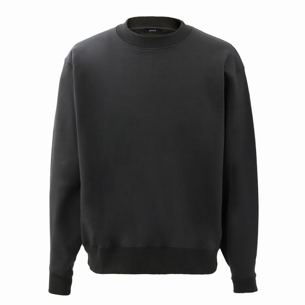 【NEW】Journey Sweatshirt モックネック シルケット裏毛 チャコール M