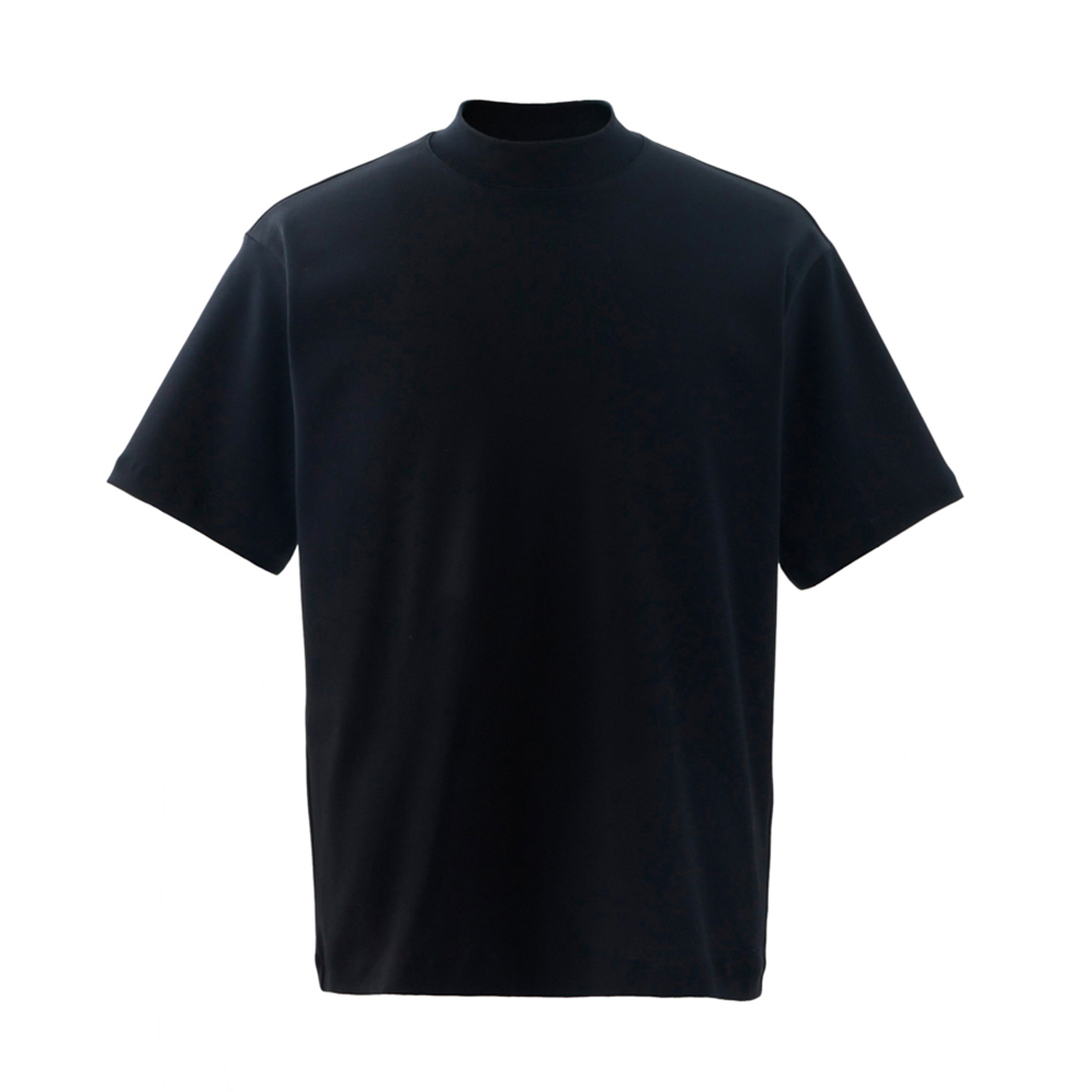 【NEW】Surf T-シャツ モックネック サンホーキンコットン フライス 半袖 ブラック M